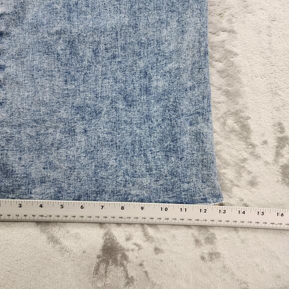 NEW Celebrity Pink Jeans Womens 21/35 Juniors Blue High Rise Flare Distressed - Picture 16 of 16